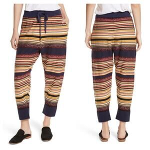 Free People Multicolor Striped Joggers